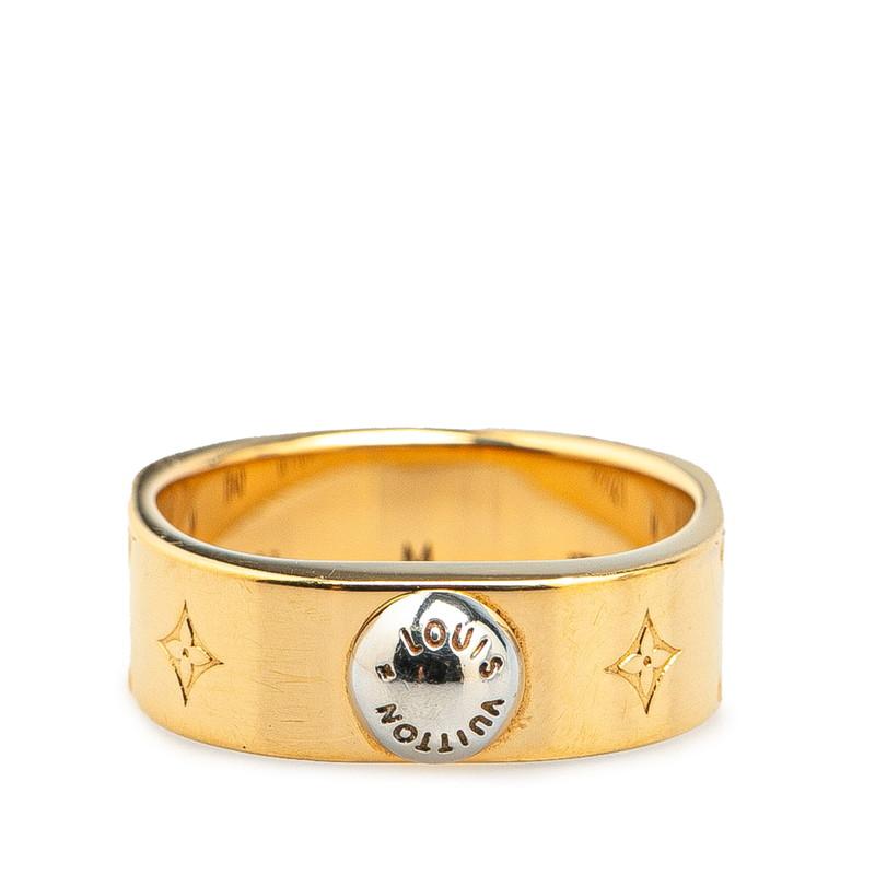 ルイヴィトン M00211 リング・指輪 ゴールド  LOUIS VUITTON Mサイズ ナノグラム LOUIS VUITTON（ルイ・ヴィトン） ルイ ヴィトン リング ナノグラム