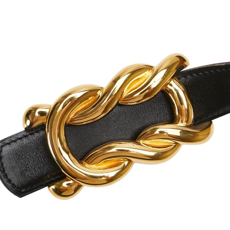 エルメス アタメ ボックスカーフ クールシュヴェル ベルト HERMES エルメス アタメ ベルト 65 ブラック ブラウン ボックス