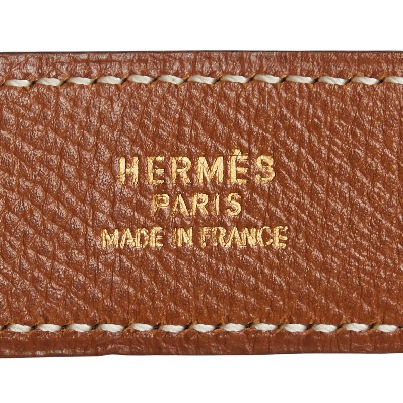 HERMES エルメス アタメ ベルト 65 ブラック ブラウン ボックス