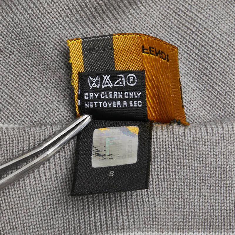 FENDI フェンディ マフラー グレー ウール レディース 【中古】 : 銀座  