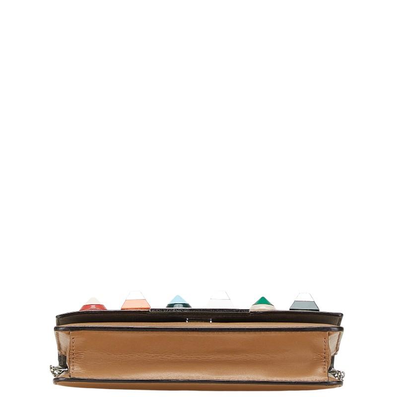FENDI（フェンディ） チェーンレインボースタッズ ウォレットチェーン