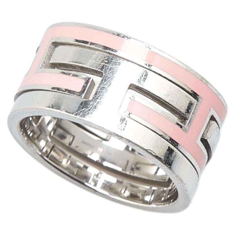 HERMES（エルメス） ムーブアッシュ リング 指輪 #53 シルバー ピンク