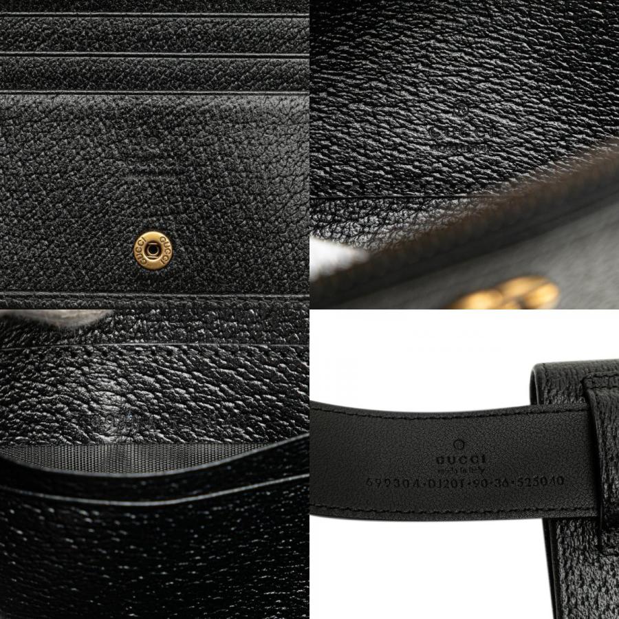 GUCCI（グッチ） GGマーモント ベルトバッグ ウエストバッグ 長財布 