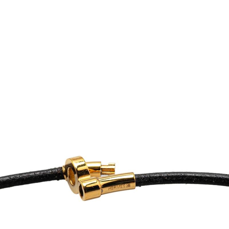 HERMES（エルメス） ドゥーブルケリー チョーカー ネックレス ブラック 