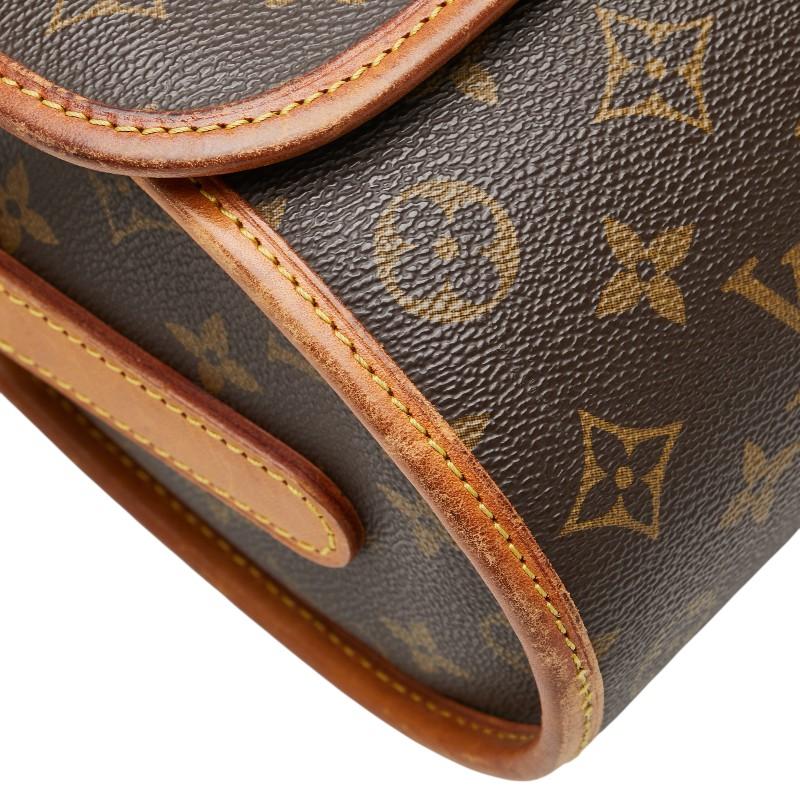 Louis Vuitton ショルダーバッグ ブラウンレザー LOUIS VUITTON 「LOUIS VUITTON」 ショルダーバッグ - ブラウン