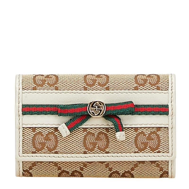 GUCCI　パスケース　シェリーライン　リボン GUCCI パスケース シェリーライン リボン