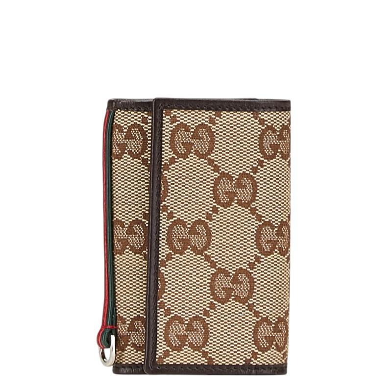 【美品】GUCCI グッチ GG柄 6連キーケース シェリーライン GUCCI（グッチ） GGキャンバス シェリーライン キーケース 6連 131928