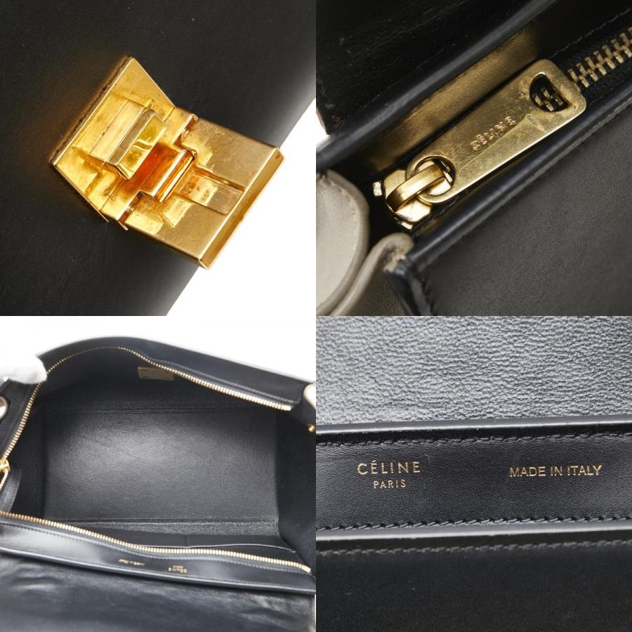 CELINE セリーヌ トラペーズ パイソン ハンドバッグ ワン