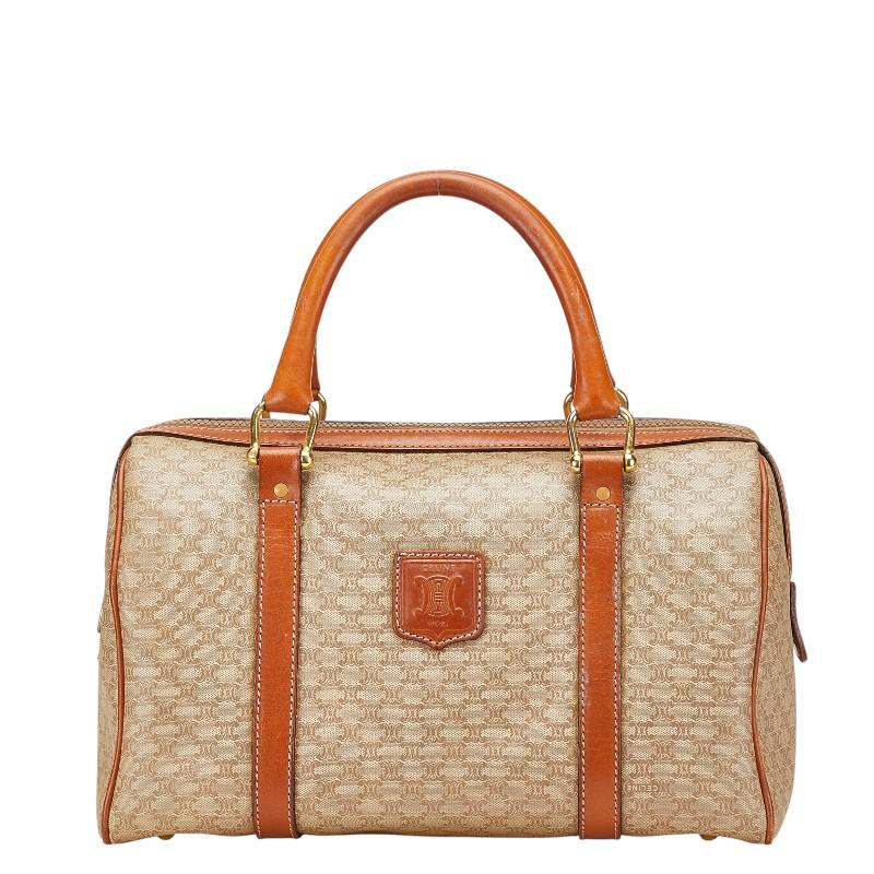 CELINE（セリーヌ） マカダム ハンドバッグ ミニボストンバッグ