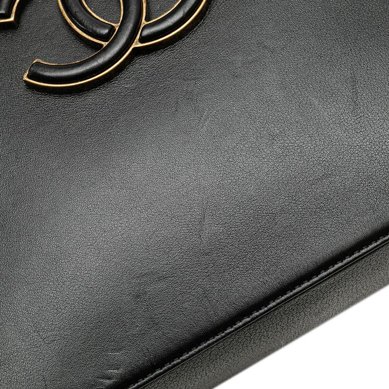 シャネル ココマーク ハンドバッグ ショルダーバッグ 2WAY ブラック カーフスキン レディース CHANEL 【中古】_3