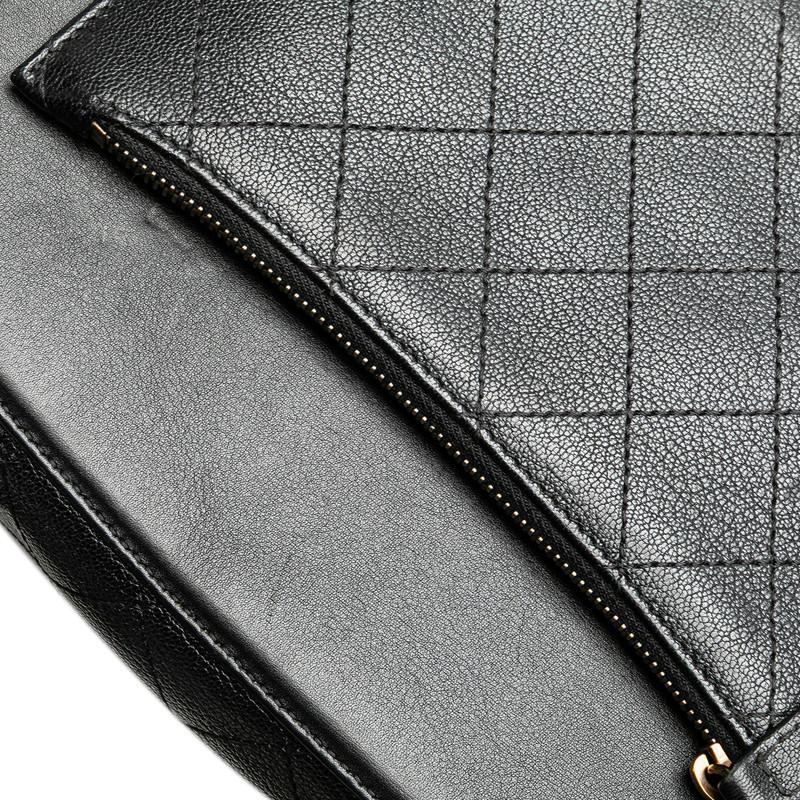 シャネル ココマーク ハンドバッグ ショルダーバッグ 2WAY ブラック カーフスキン レディース CHANEL 【中古】_5