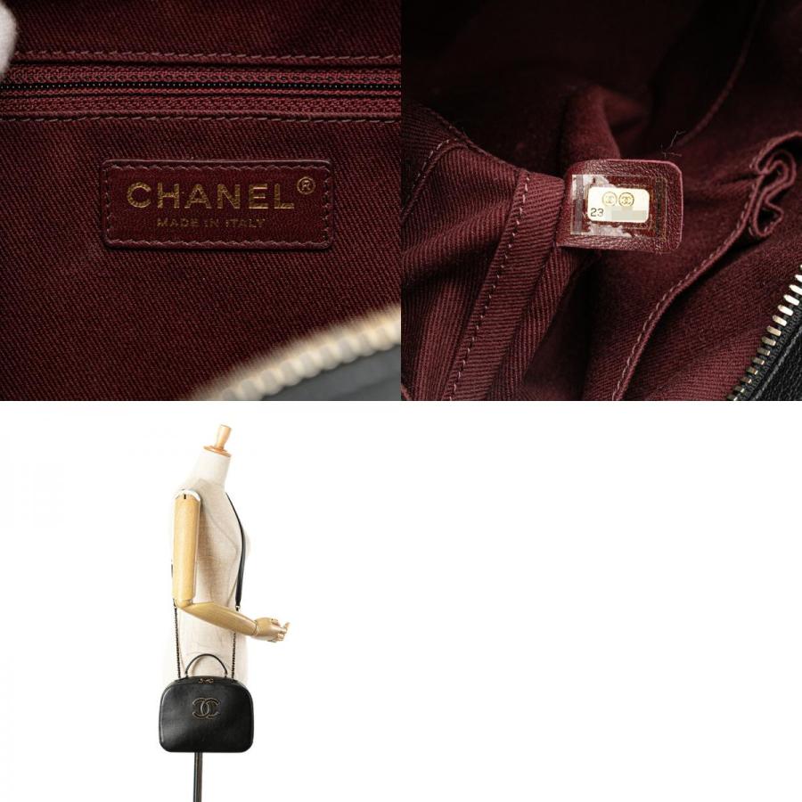 シャネル ココマーク ハンドバッグ ショルダーバッグ 2WAY ブラック カーフスキン レディース CHANEL 【中古】_9