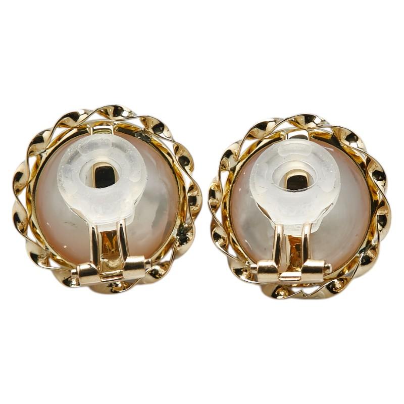 K18 ゴールデンパールピアス 13.4mm 6.6g K18 ゴールデンパールピアス 13.4mm 6.6g