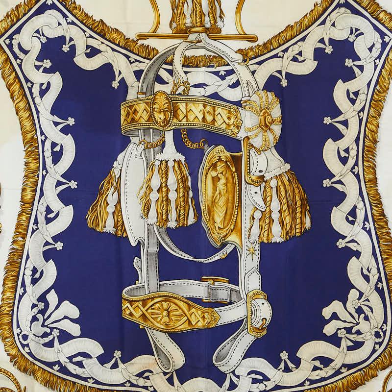 HERMES エルメス カレ90 BRIDE DE COUR 法廷の勒 スカーフ
