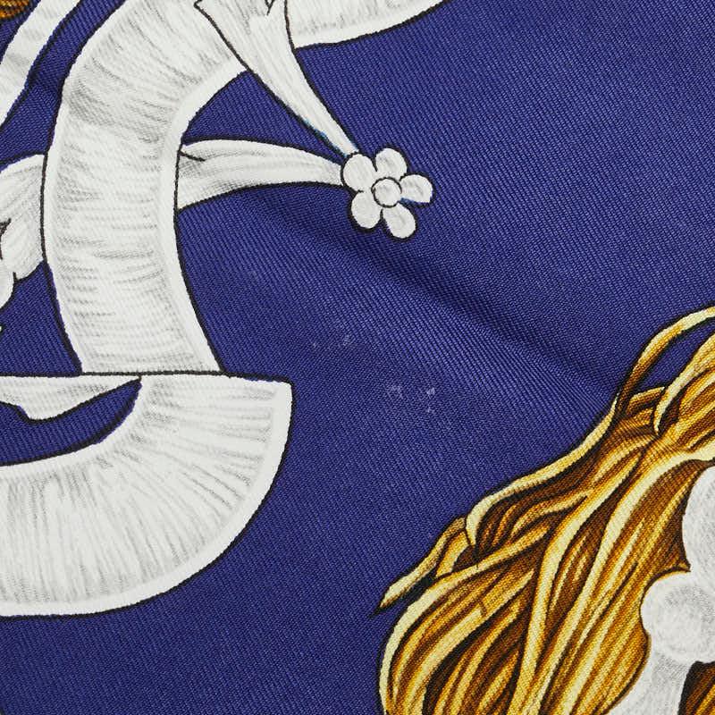 HERMES エルメス カレ90 BRIDE DE COUR 法廷の勒 スカーフ