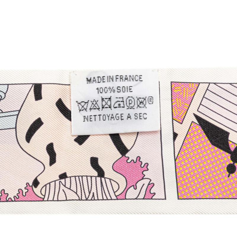 HERMES（エルメス） ツイリー Factory Suite スカーフ ホワイト マルチ