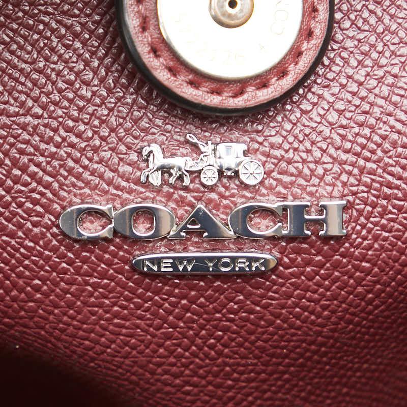 COACH（コーチ） シグネチャー トートバッグ 5696 グレー ブラック PVC