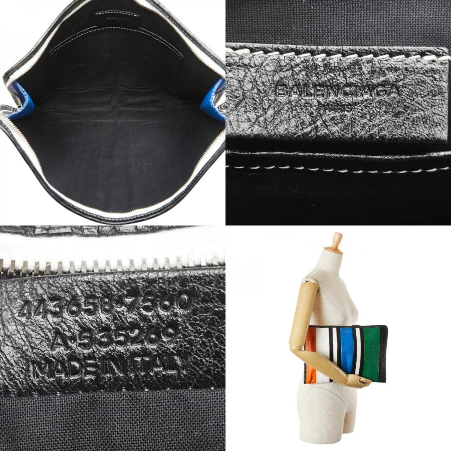 バレンシアガ　バザール　クラッチバック　BALENCIAGA 楽天市場】【美品】 バレンシアガ クラッチバッグ ネイビークリップ