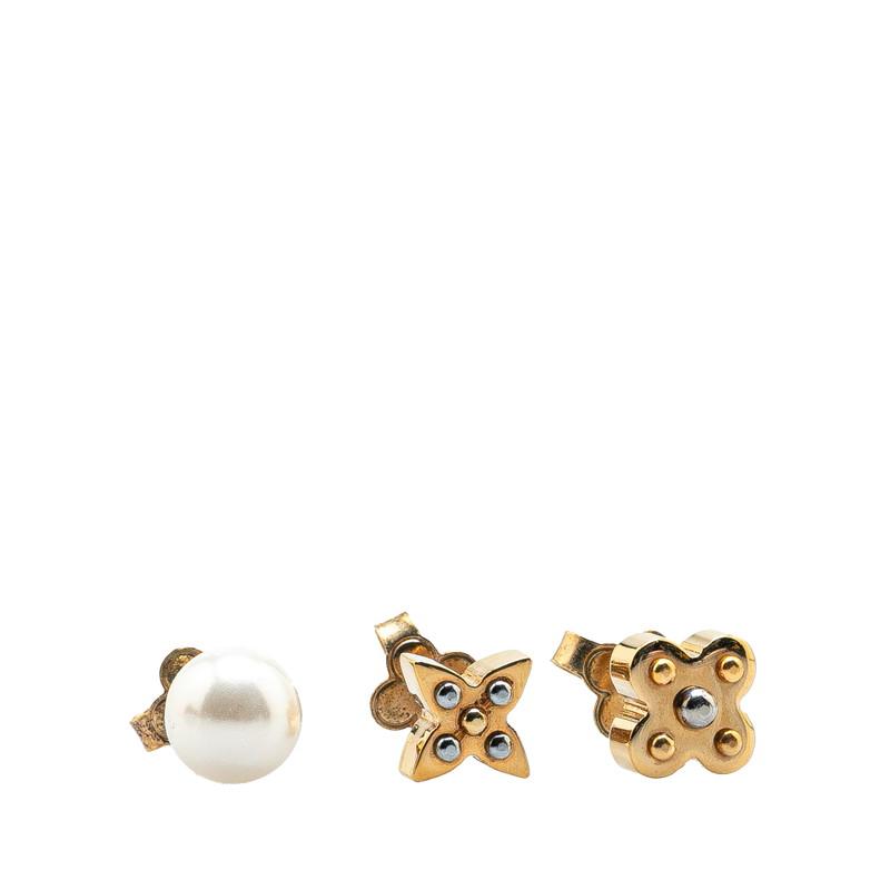 LOUIS VUITTON ルイ ヴィトン チャーミーパール ピアス 3点セット 