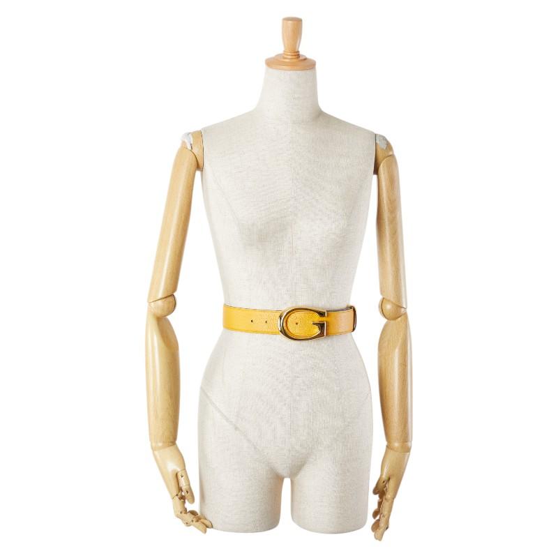 GUCCI グッチ Gバックル 2トーン バイカラー ベルト サイズ：100 40  