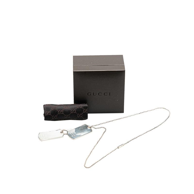 GUCCI（グッチ） ドッグタグ IDタグ ボールチェーン ペンダント