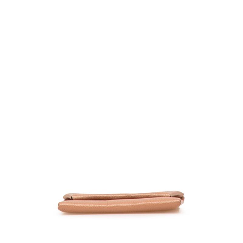 HERMES エルメス バスティア コインケース 小銭入れ ブラウン ヴォー  