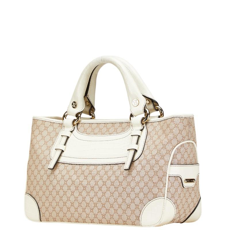 CELINE（セリーヌ） マカダム ブギーバッグ ハンドバッグ ベージュ