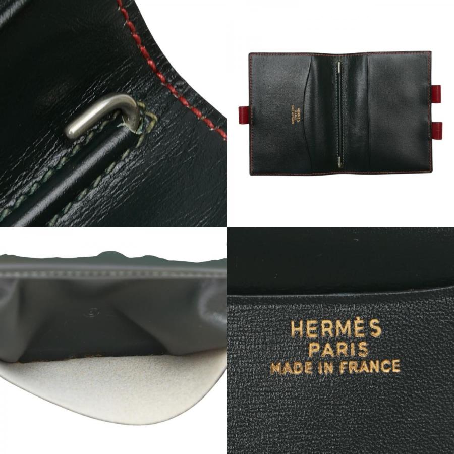 HERMES（エルメス） アジェンダPM 手帳カバー レッド ボックスカーフ