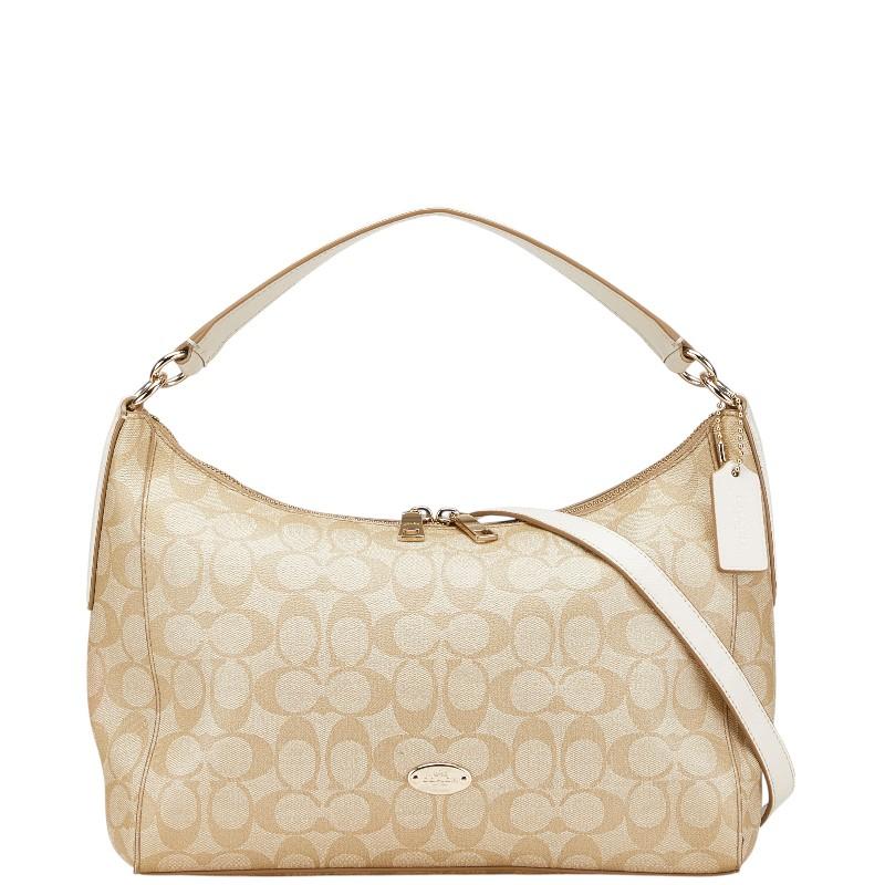 COACH（コーチ） シグネチャー ショルダーバッグ ハンドバッグ 2WAY 