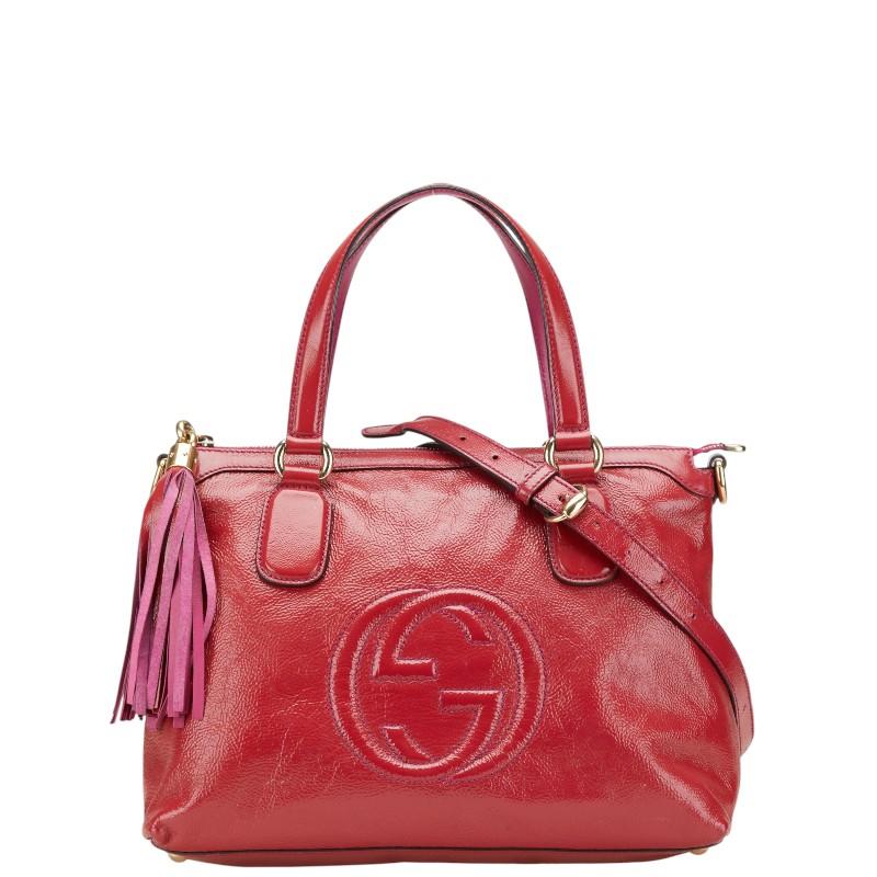 GUCCI グッチ ソーホー インターロッキングG ハンドバッグ