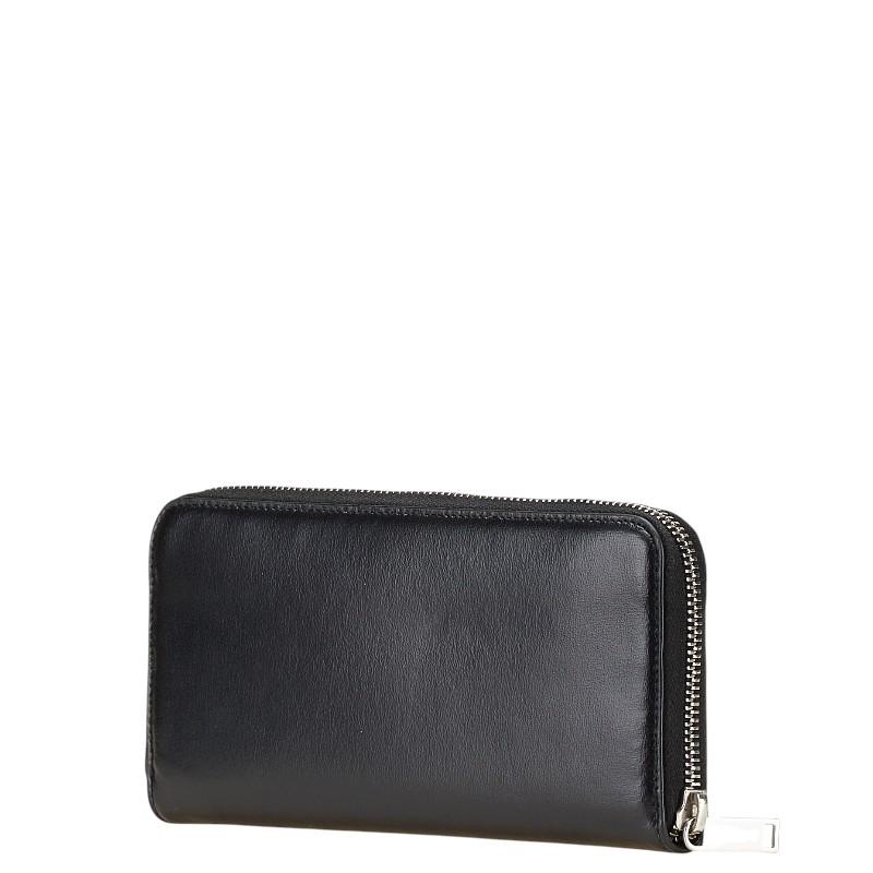 ブラック❤️‍❤️‍人気/サンローラン 長財布 メンズ 黒ロゴ 楽天市場】サンローラン 長財布 メンズ フルジップ ウォレット