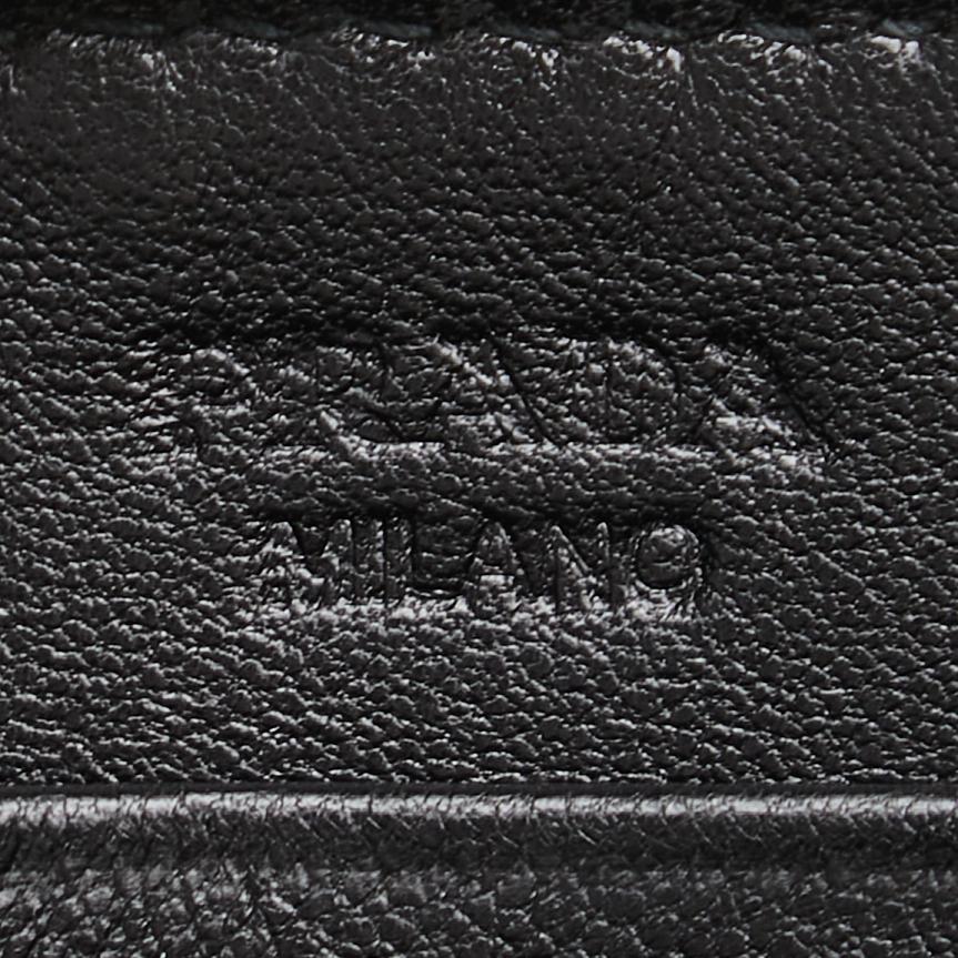 PRADA（プラダ） ナッパゴーフル 長財布 ブラック レザー レディース