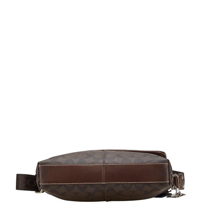COACH コーチ シグネチャー ヘリテージ ショルダーバッグ 70333 COACH（コーチ） シグネチャー ショルダーバッグ 70333 ブラウン PVC