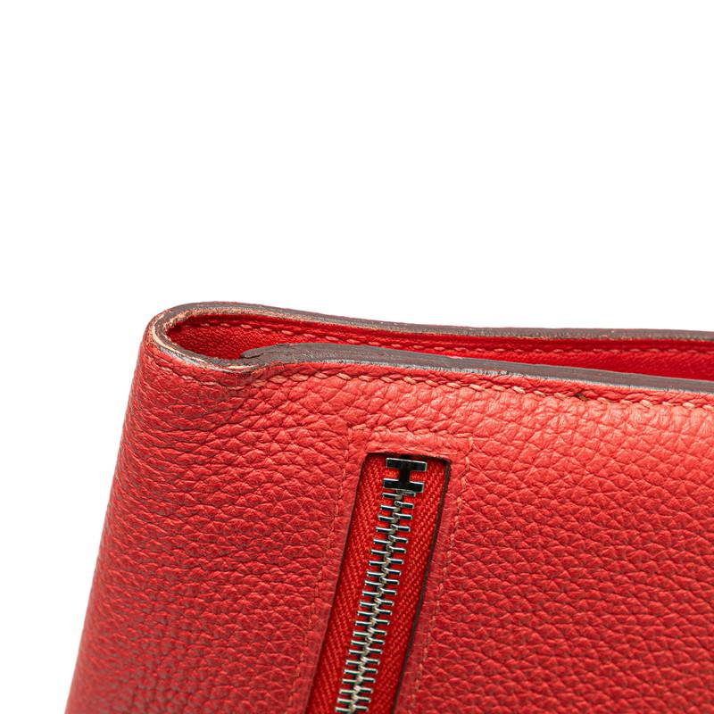 HERMES（エルメス） ドゴンロング 長財布 ローズキャンディ ピンク系