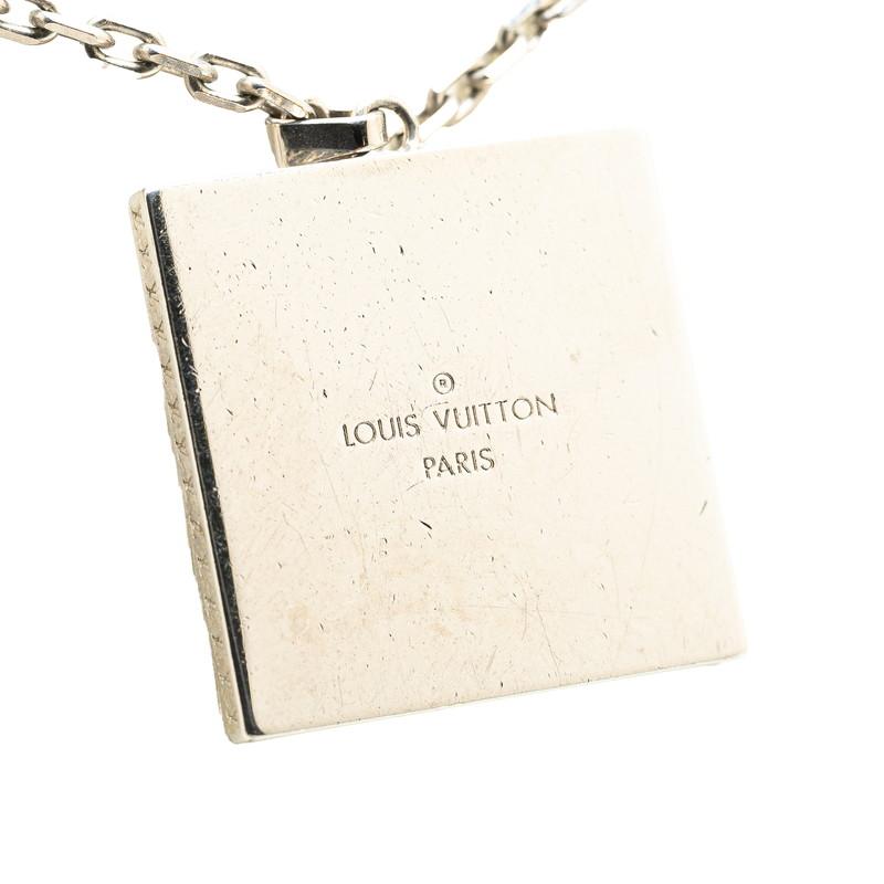 タイガーマン価格】Louis Vuitton シルバーネックレス ルイ