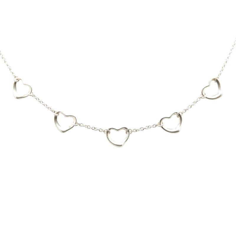 TIFFANY&Co.（ティファニー） 5連 オープンハート ネックレス SV925