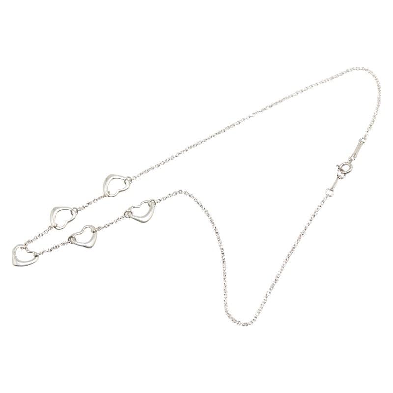 ティファニー 5連 オープンハート ネックレス SV925 シルバー