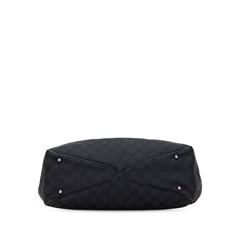 GUCCI（グッチ） GGキャンバス トートバッグ ハンドバッグ ブラック