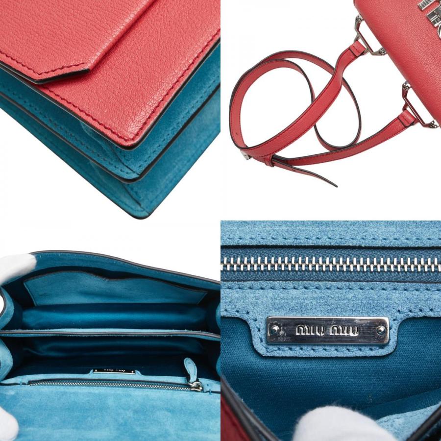 miu miu ターコイズ ショルダーバッグ miu miu ターコイズ ショルダーバッグ miu ミュウミュウ MIUMIU 斜め