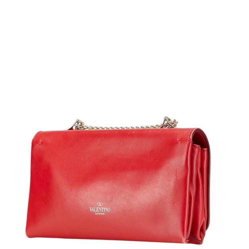 RED VALENTINO（レッドヴァレンチノ） 本革チェーンバック