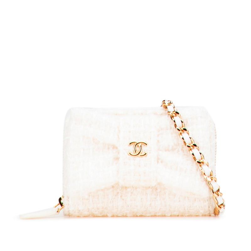 CHANEL（シャネル） ココマーク リボン ミニ チェーンウォレット