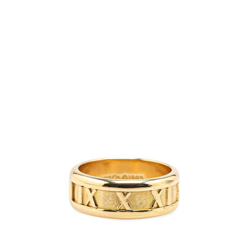 TIFFANY&Co. ティファニー アトラス リング 指輪 K18YG イエロー