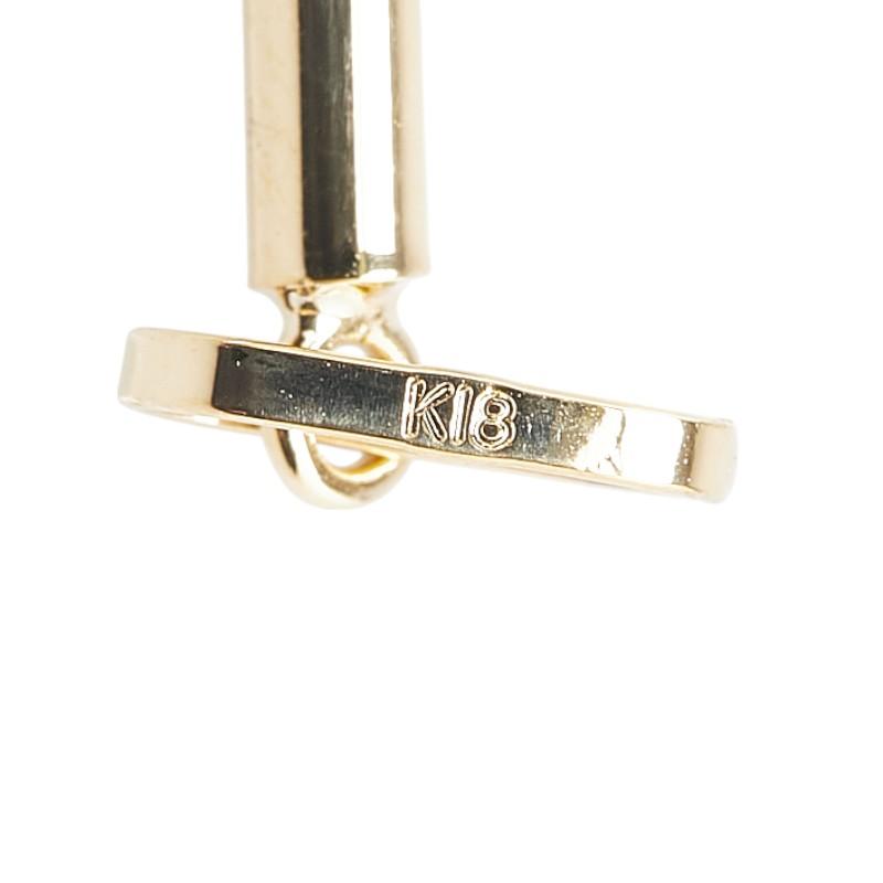 K18YG イエローゴールド 十字架 クロス ペンダントトップ レディース