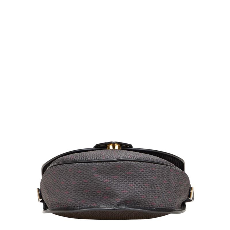 ASUS サンローラン YSLモノグラム ショルダーバッグ パープル ブラック  