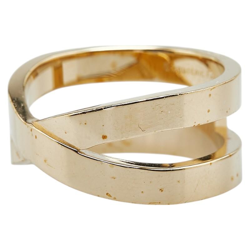 エルメス リュバン  スカーフリング ゴールド メッキ レディース HERMES 【中古】 エルメス リュバン スカーフリング ゴールド メッキ レディース HERMES