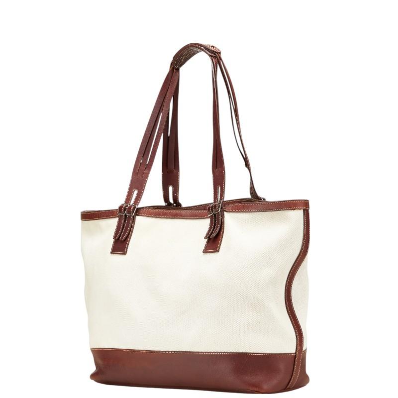 CELINE セリーヌ ロゴ トートバッグ ショルダーバッグ アイボリー 