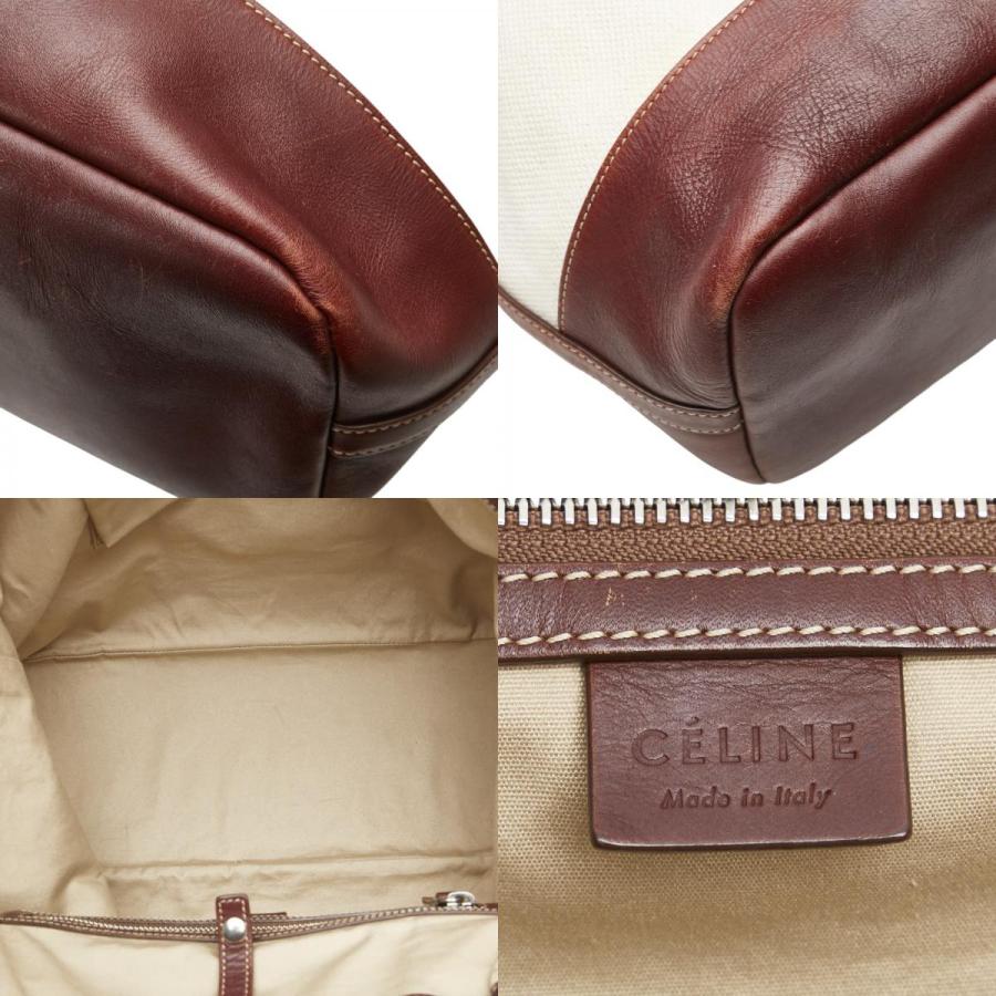 CELINE（セリーヌ） ロゴ トートバッグ ショルダーバッグ アイボリー