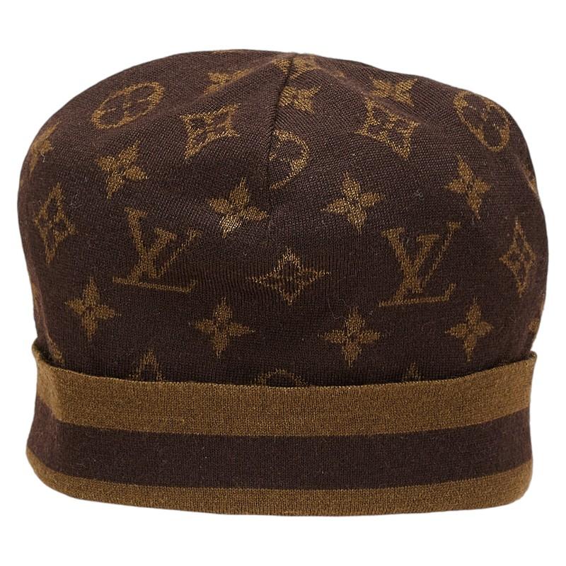 ルイ ヴィトン モノグラム ニット帽 ニットキャップ 帽子