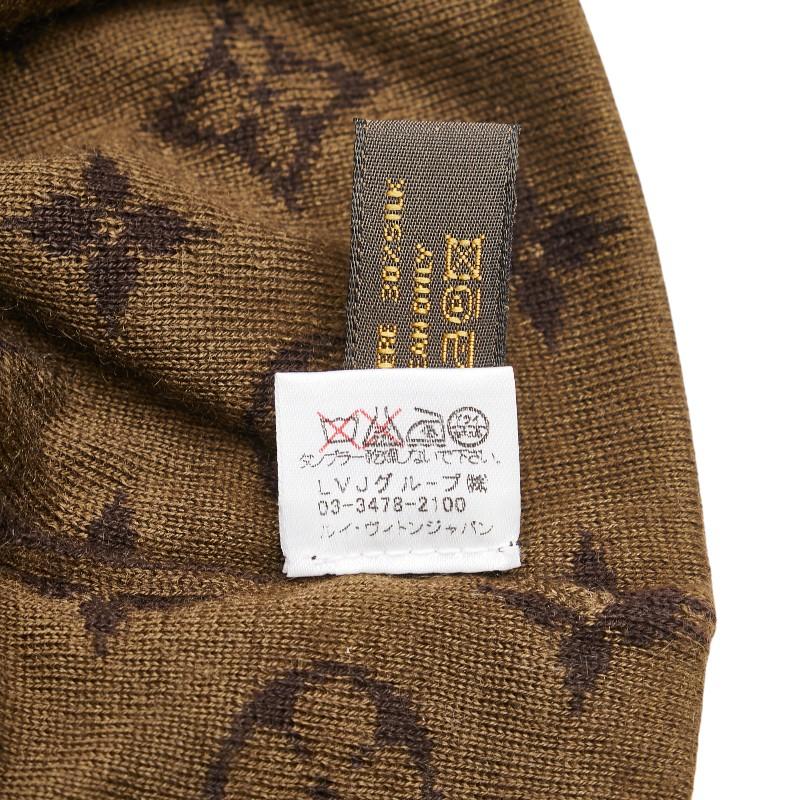 ✨希少✨ ルイヴィトン モノグラム 総柄 ロゴ　ニットキャップ カシミヤ 楽天市場】Louis Vuitton ルイヴィトン ニット帽 ニット 帽子