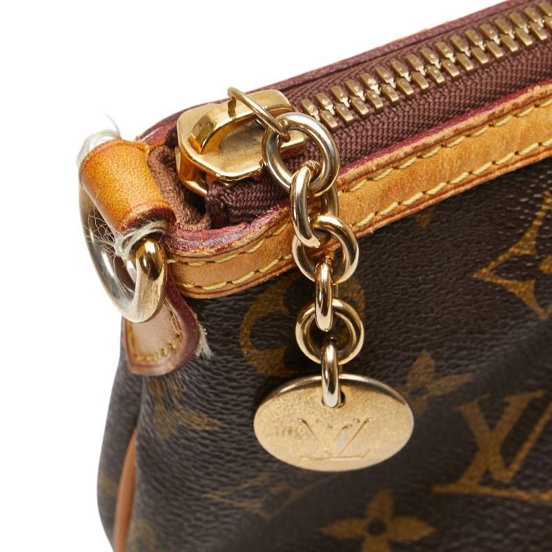 LOUIS VUITTON ルイヴィトン モノグラム パレルモPM トートバッグ ハンドバッグ ワンショルダーバッグ ブラウン レザー×PVC M40145 ゴールド金具 LOUIS VUITTON（ルイ・ヴィトン） ルイ ヴィトン モノグラム パレルモ
